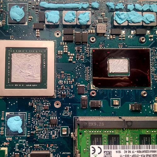 Чистка, замена термопасты